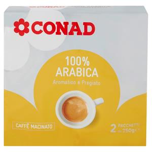 CAFE 100% ARABIKE ORO CONAD G250X2