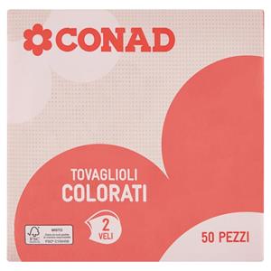 TOVAGL.GIALLI 2V. 38X38 CONAD 50 PZ