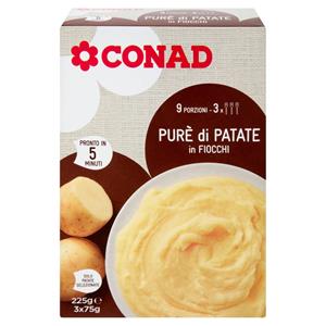 PURE PATATESH CONAD 3X75 GR