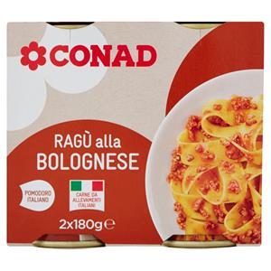 SALCE RAGU` BOLOGNESE CONAD 2X180 GR