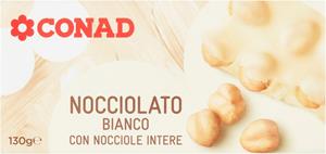 CONAD TAV.NOCCIOLATO BIANCO 130G