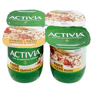 KOS FIBRA ME FARA QUINOA ACTIVIA DANONE 4x125 GR