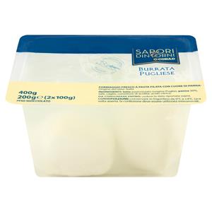 BURRATA PUGLIESE S&D 2X100 GR