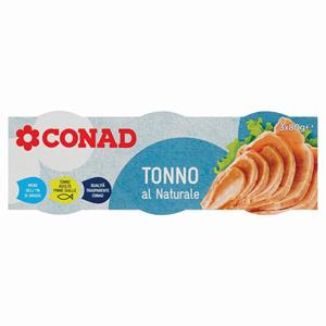 TON NATYRAL CONAD 3X80 GR