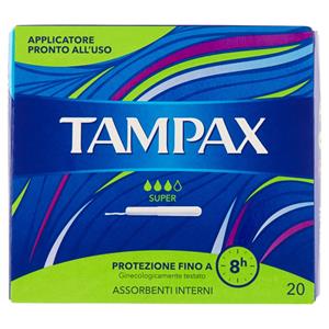 TAMPON SUPER BLUE BOX SUPER 20CP