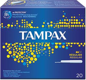 TAMPON REGULAR BLUE BOX 20CP