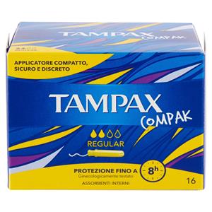 TAMPON COMPAK REGULAR 16CP