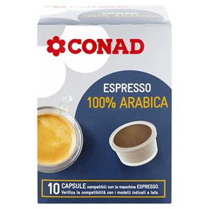 CAPS CAFFE`CONAD ESP.ARABICA PZ.10