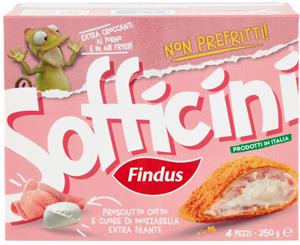 SOFFICINI ME PROSHUTE DHE MOCARELE FINDUS 250 GR