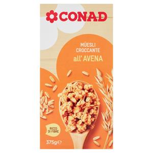 MUESLI CONAD CROCC.AVENA GR375