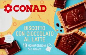 SNACK BISC.CONAD C.LATX 10