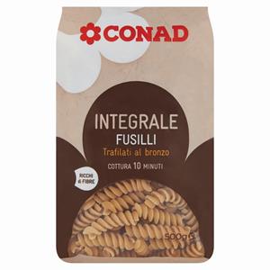 MAKARONA FUSILLI INTEGRALE CONAD 500 GR