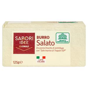 BURRO SALATO 125G SAPORI&IDEE CONAD