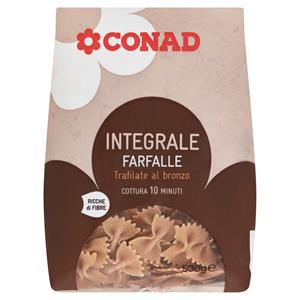 MAKARONA FARFALLE INTEGRALE CONAD 500 GR