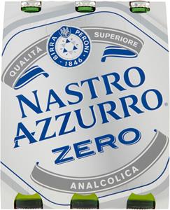 BIRRA NASTRO AZZURRO ZERO CL33X3