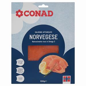 SALMON TYMOSUR NORVEGJEZ CONAD 100G