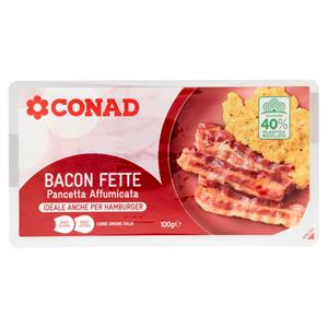 BACON A FETTE 100G CONAD