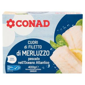 ZEMER FILETO MERLUCI CONAD  400 GR