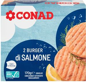 BURGER SALMONI CONAD 170 GR