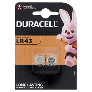 DURACELL LR 43. 1.5V 2 COIN