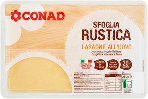 CONAD LASAGNE SFOGLIA RUSTICA g.250