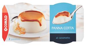 PANNA COTTA KARAMEL CONAD 2X120 GR