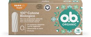 TAMPON SUPER OB ORGANIC 16CP