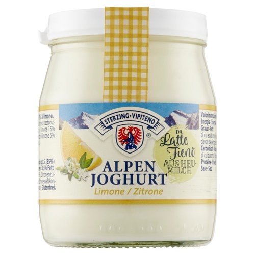 Sterzing Vipiteno Alpenjoghurt Limone da Latte Fieno 150 g