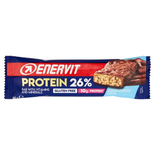 Enervit Protein 26% Bar with Vitamins and Minerals Coco-Choco Flavour 40 g