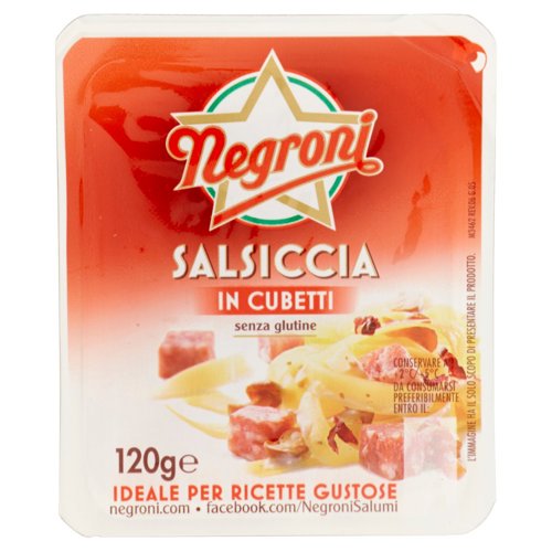Negroni Salsiccia in Cubetti 120 g