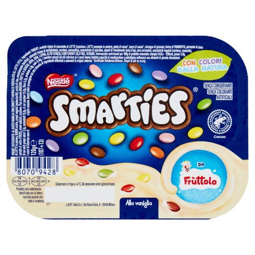 SMARTIES da Fruttolo alla vaniglia 120 g