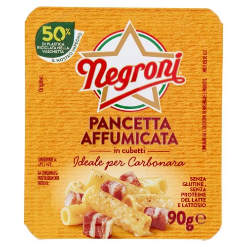 Negroni Pancetta Affumicata in cubetti 90 g