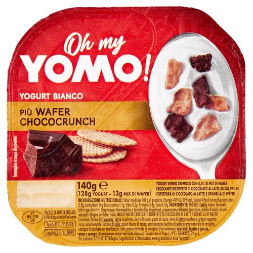 Oh my Yomo! Yogurt Bianco Più Wafer Chococrunch 140 g