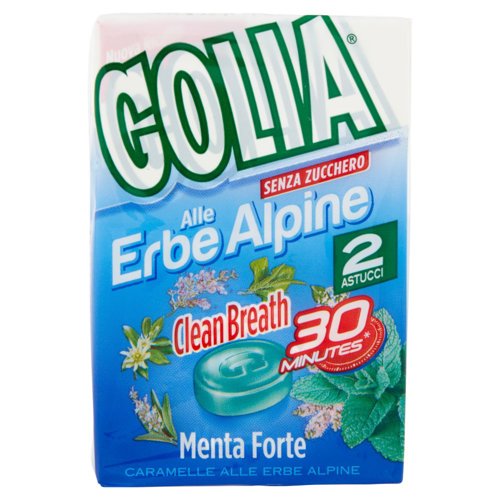 Golia alle Erbe Alpine Clean Breath Menta Forte 2 x 49 g