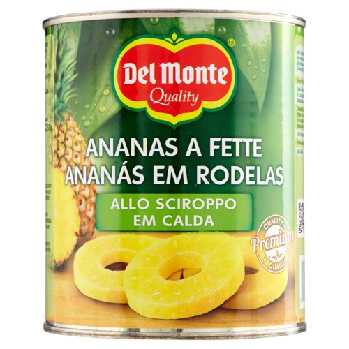 Del Monte Ananas A Fette   Sciroppate  Gr 836 