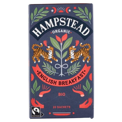 Hampstead Organic English Breakfast Bio 20 Sachets 45 g