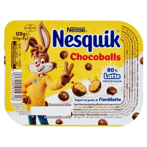 NESQUIK Chocoballs Yogurt al gusto di fiordilatte 120 g