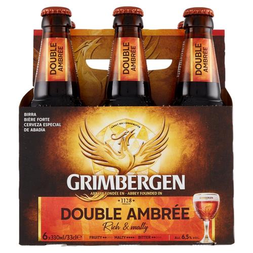 Grimbergen Double Ambrée 6 x 33 cl