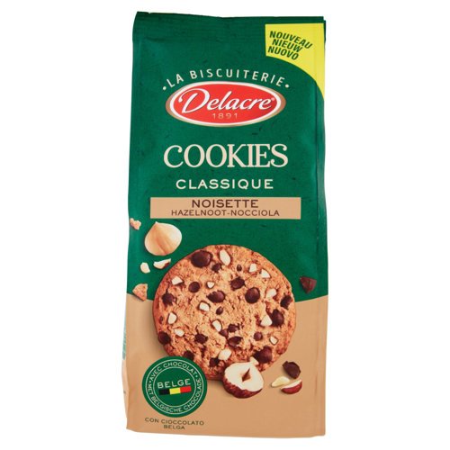 Delacre Cookies Classique Noisette Hazelnoot-Nocciola 136 g