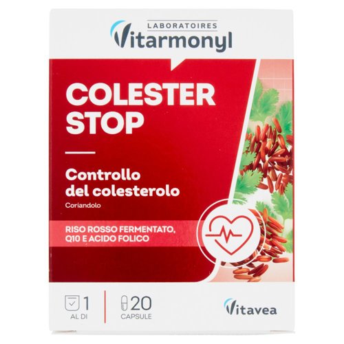 Laboratoires Vitarmonyl Colester Stop Controllo del colesterolo 20 Capsule 7,3 g