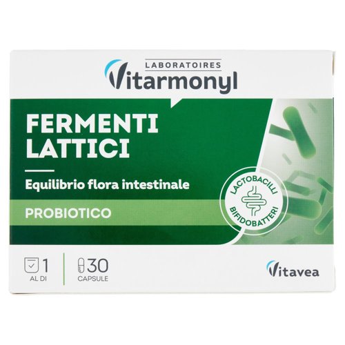 Laboratoires Vitarmonyl Fermenti Lattici Equilibrio flora intestinale 30 Capsule 8,85 g