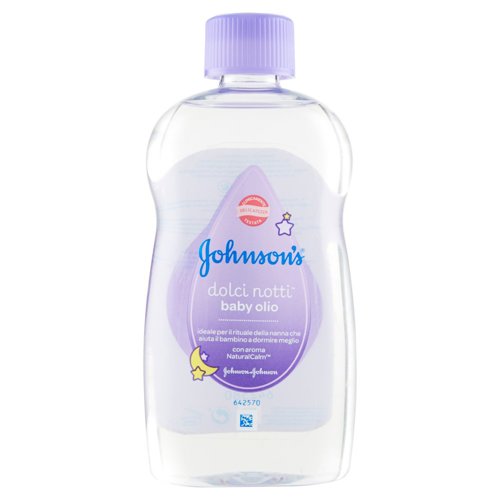 Johnson's Baby Olio Dolci Notti, Delicatezza Clinicamente Provata Per La Pelle Del Bambino, 300ml