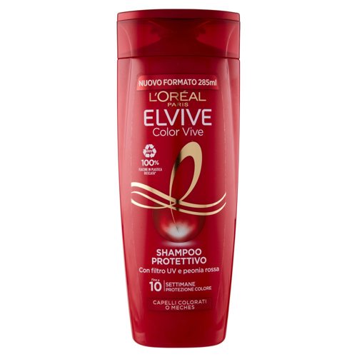 L'Oréal Paris Shampoo Elvive Color Vive, Per Capelli Colorati, 285 ml