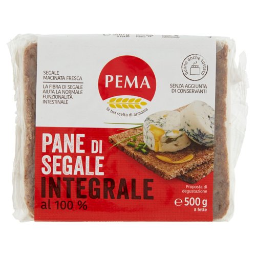 Pema Pane di Segale Integrale 500 g