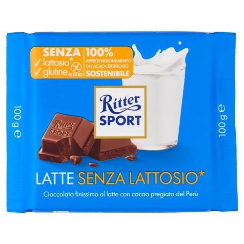 Ritter Sport Latte Senza Lattosio* 100 g