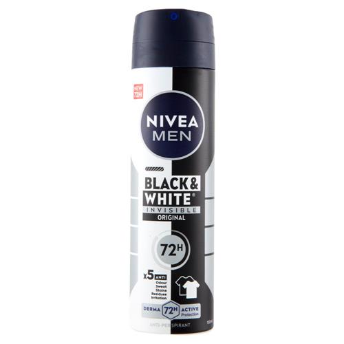 Nivea Men Black & White Invisible Original Anti-Perspirant 150 ml