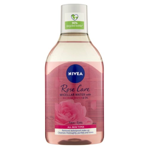 Nivea Rose Care Micellar Water with Bio Rose Water & Oil Face - Eyes 400 ml