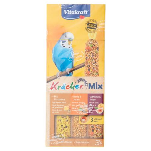 Vitakraft Kräcker Original Mix pappagallini ondulati 3 pezzi 80 g