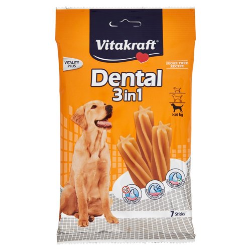 Vitakraft Dental 3in1 >10kg 7 Sticks 180 g
