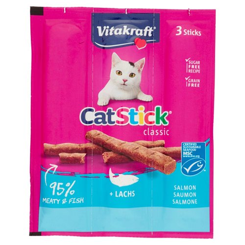 Vitakraft CatStick classic Salmone 3 Sticks 18 g